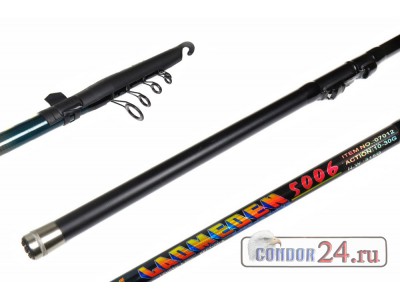 Удилище с кольцами TAKARA Ladmeden, карбон IM7, 5 м., тест 10-30 г.